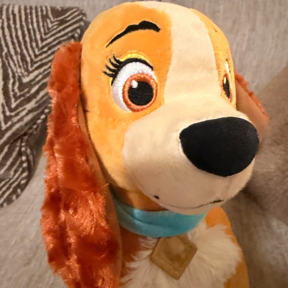 Disney Plush Dog with Blue Collar Lady - Picture 5 of 5